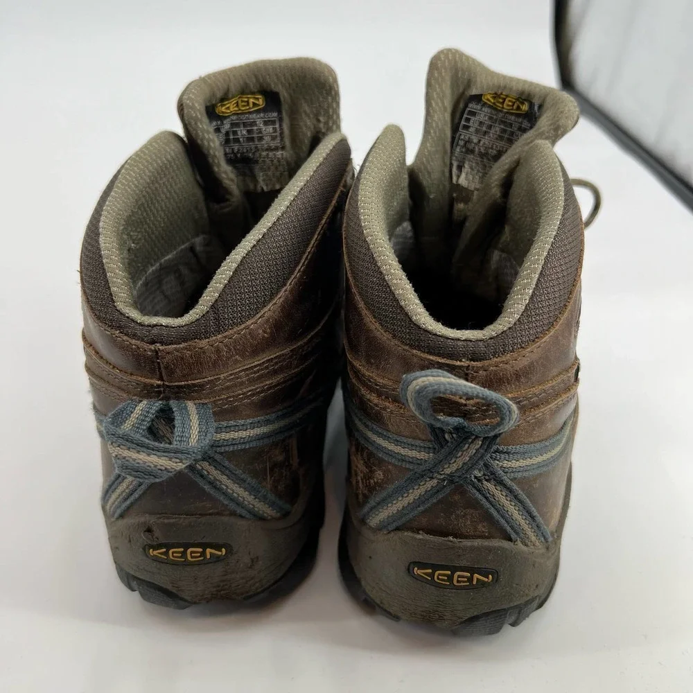 Keen Utility leather Mens Mid Brown Steel Toe Safety Boots Size 12 F2413-11